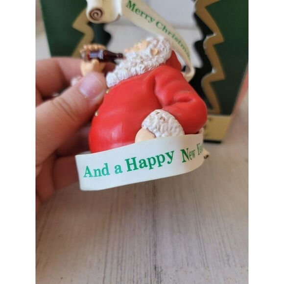 Coca-Cola Merry Christmas and Happy New year 1949 trim a tree ornament Xmas - Picture 8 of 9